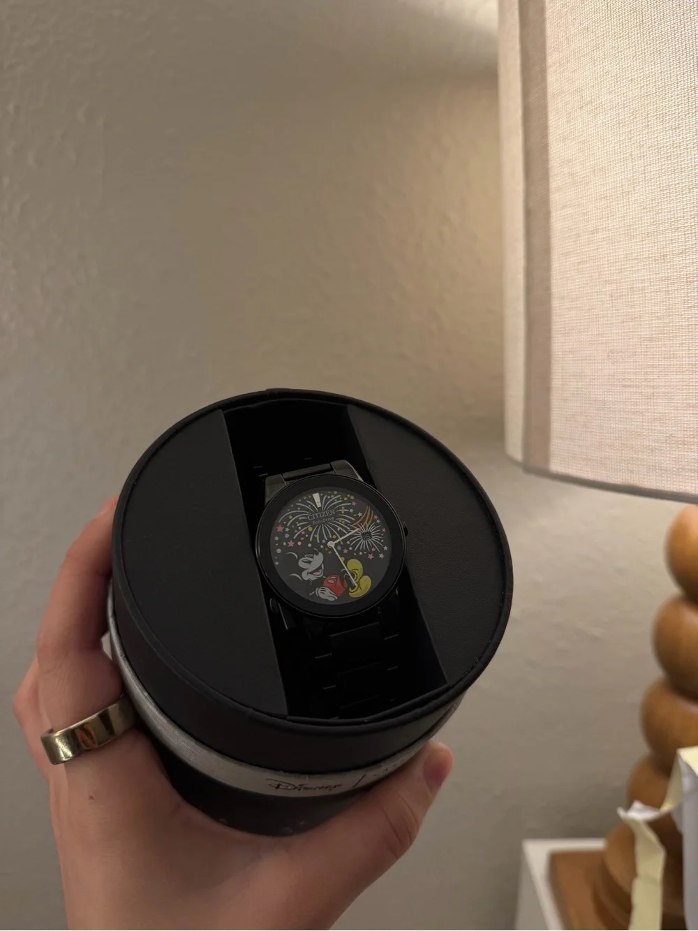 Citizen Black Mickey Mouse Fireworks Dial Watch